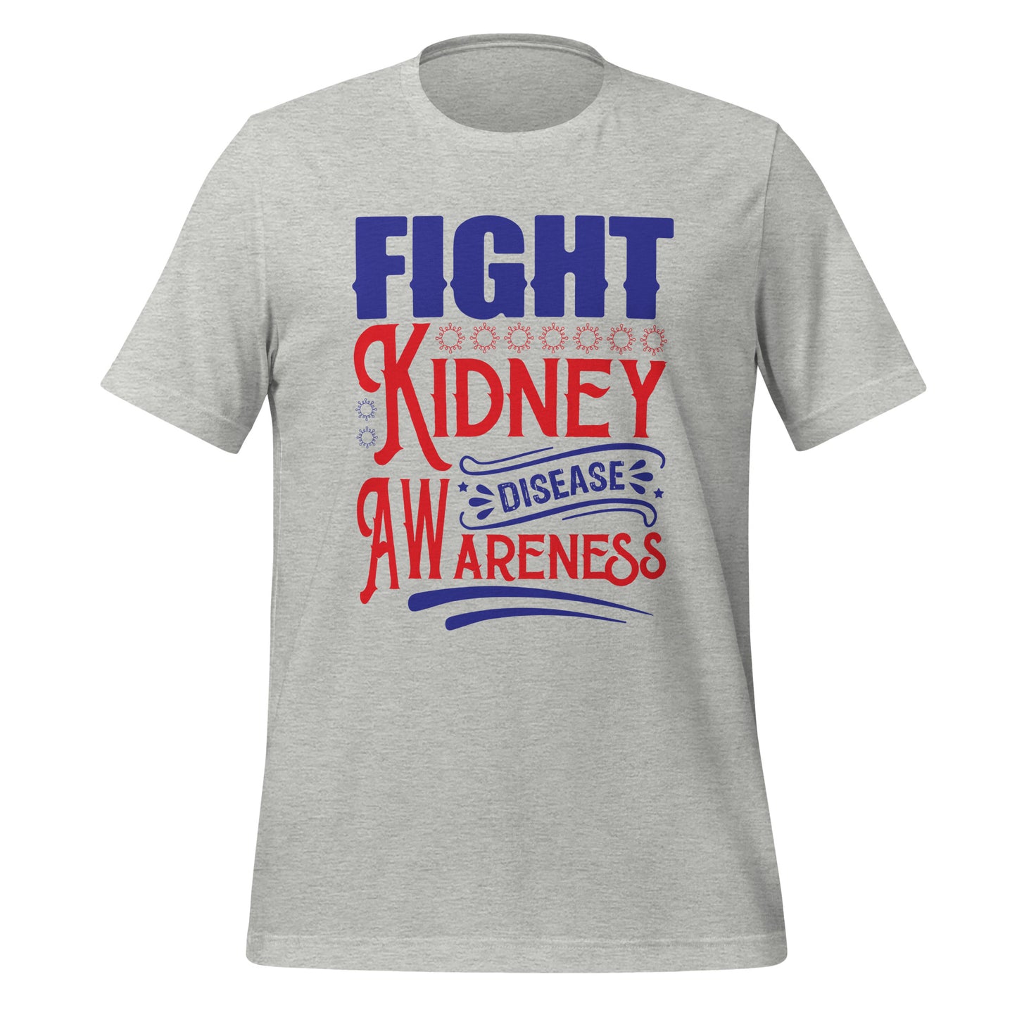 Kidney Awareness Quality Cotton Bella Canvas Adult T-Shirt