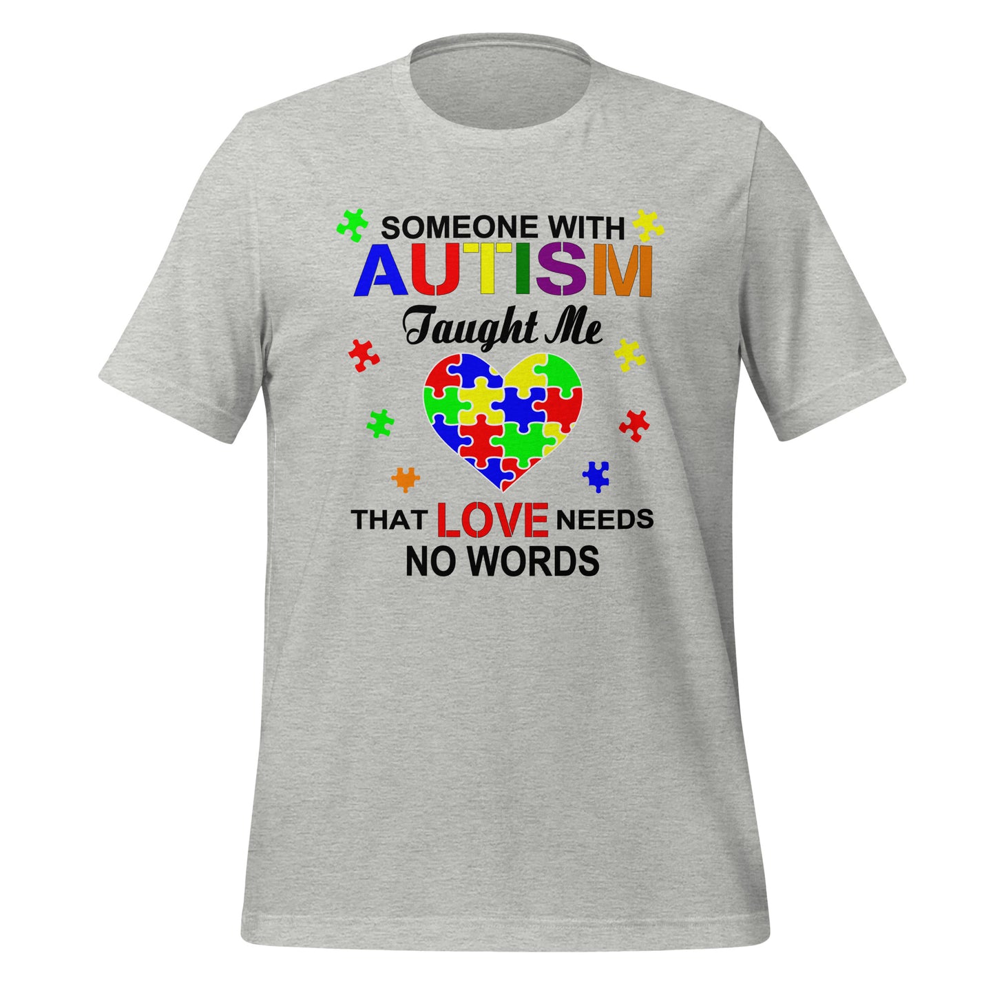 Autism Acceptance Together Quality Cotton Bella Canvas Adult T-Shirt