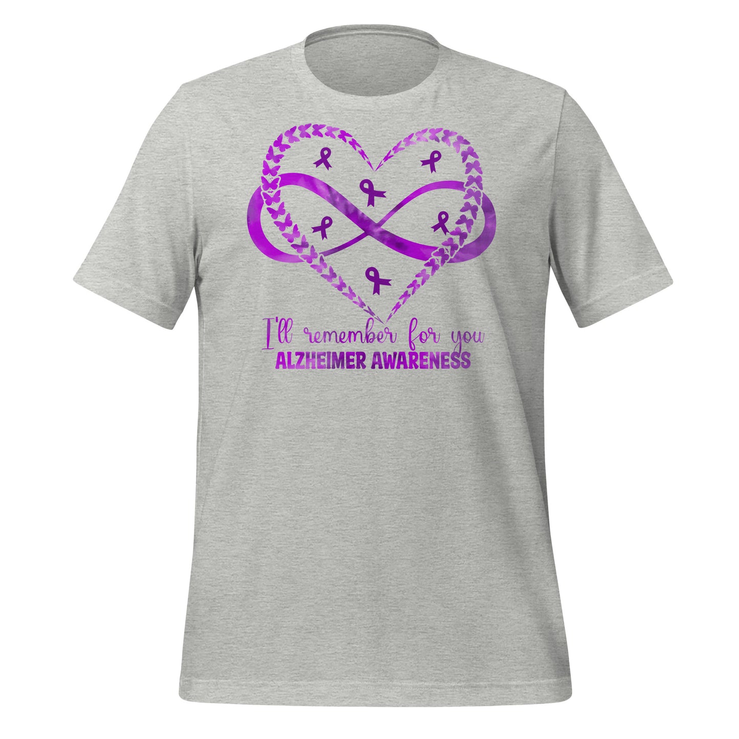 Alzheimer's Awareness Quality Cotton Bella Canvas Adult T-Shirt