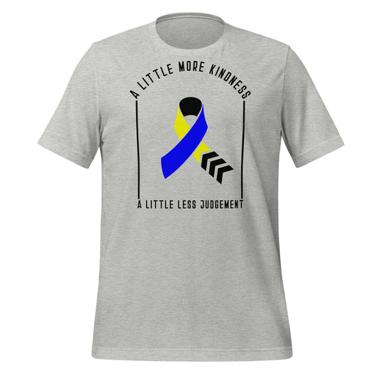 A Little More Kindness Down Syndrome Awareness Quality Cotton Bella Canvas Adult T-Shirt