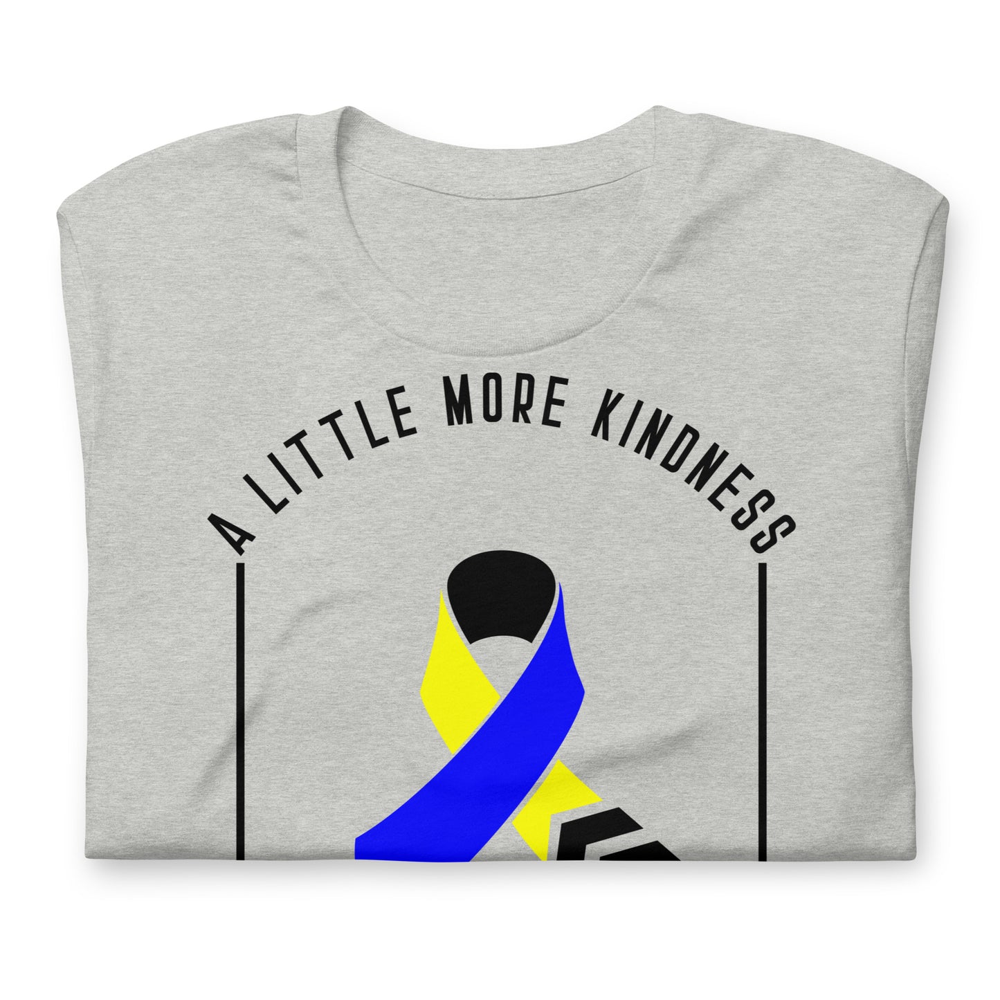 A Little More Kindness Down Syndrome Awareness Quality Cotton Bella Canvas Adult T-Shirt