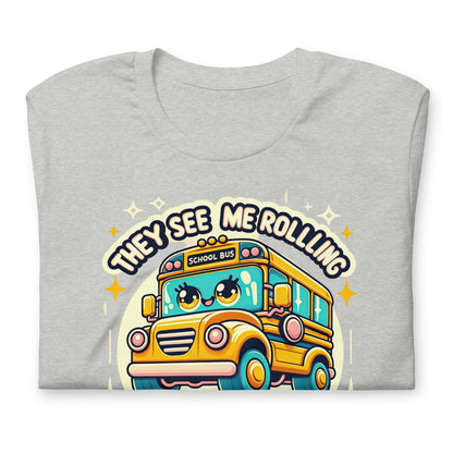 They See Me Rolling, They Waitin' Bus Driver Bella Canvas Adult T-Shirt