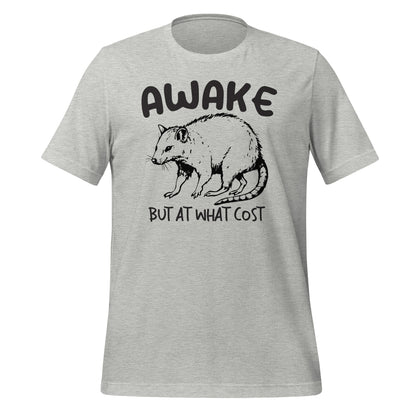 Awake but At What Cost Funny Bella Canvas Adult T-Shirt