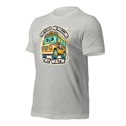 They See Me Rolling, They Waitin' Bus Driver Bella Canvas Adult T-Shirt