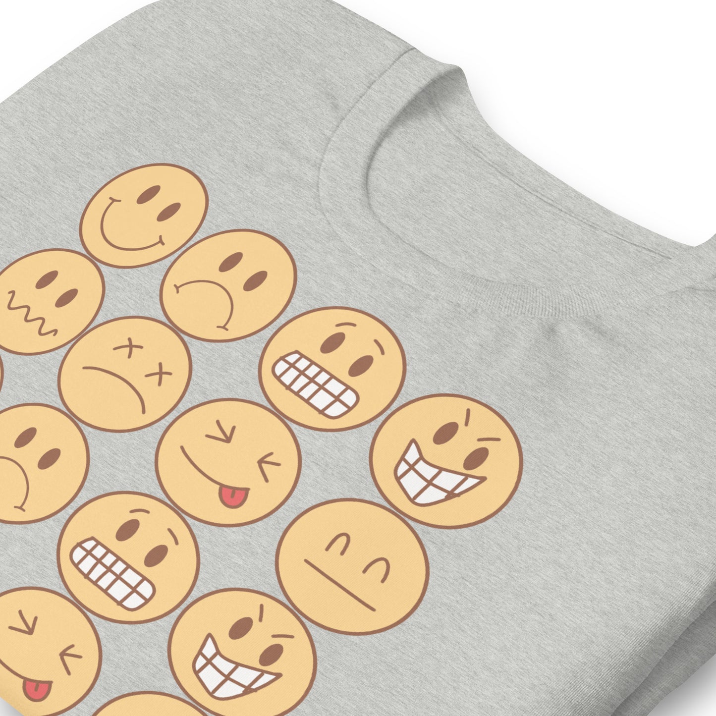 Feel Your Feelings Emojis Quality Cotton Bella Canvas Adult T-Shirt