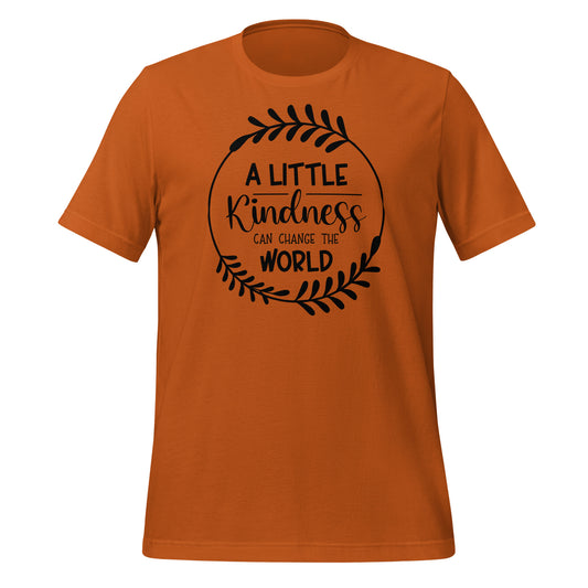 Kindness Can Change The World Quality Cotton Bella Canvas Adult T-Shirt