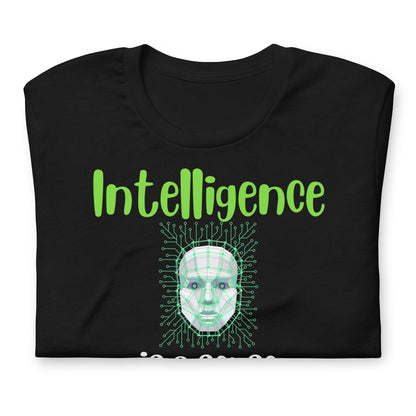 Intelligence is a Sense More Than an Ability Quality Cotton Bella Canvas Adult T-Shirt