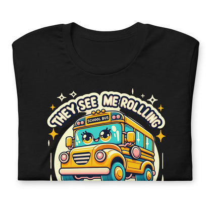 They See Me Rolling, They Waitin' Bus Driver Bella Canvas Adult T-Shirt