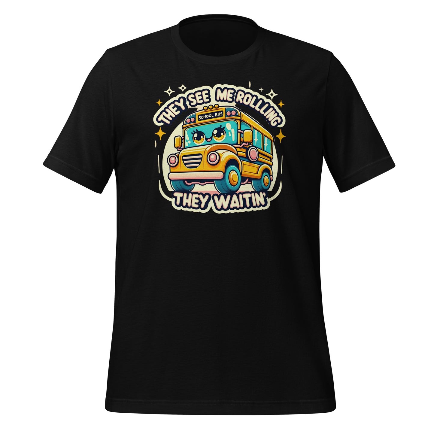 They See Me Rolling, They Waitin' Bus Driver Bella Canvas Adult T-Shirt