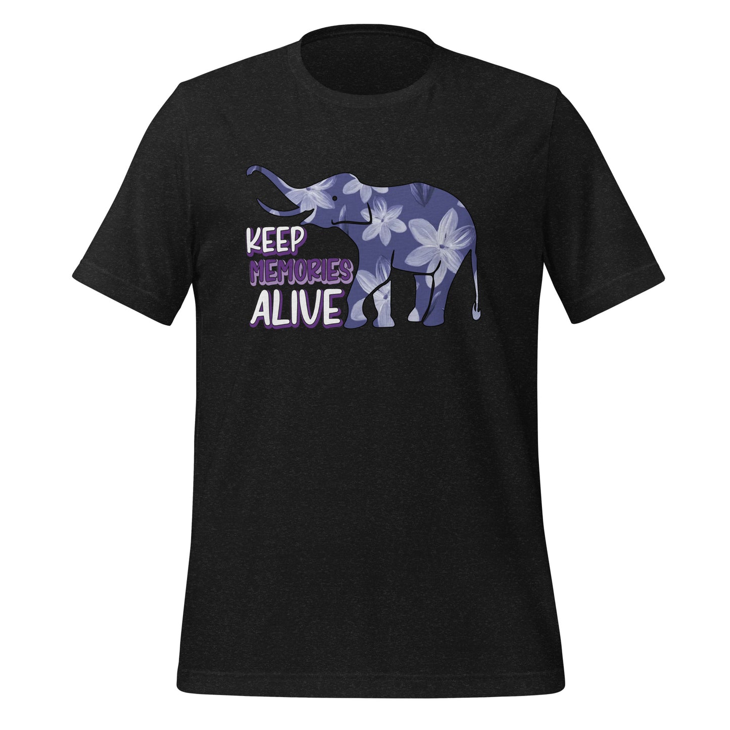 Alzheimer's Awareness Quality Cotton Bella Canvas Adult T-Shirt