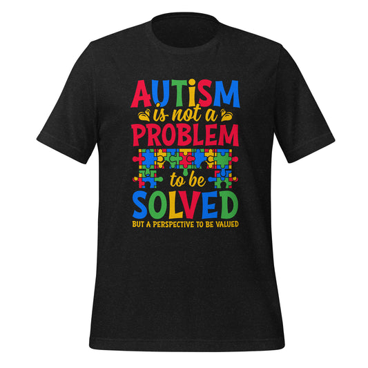 Autism Acceptance Together Quality Cotton Bella Canvas Adult T-Shirt