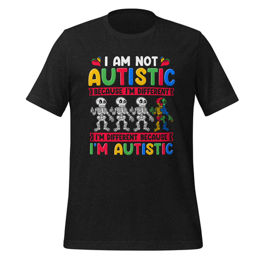 Autism Acceptance Together Quality Cotton Bella Canvas Adult T-Shirt