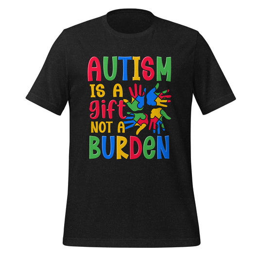 Autism Acceptance Together Quality Cotton Bella Canvas Adult T-Shirt