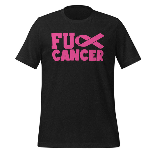 Fu** Cancer Breast Cancer Awareness Bella Canvas Adult T-Shirt