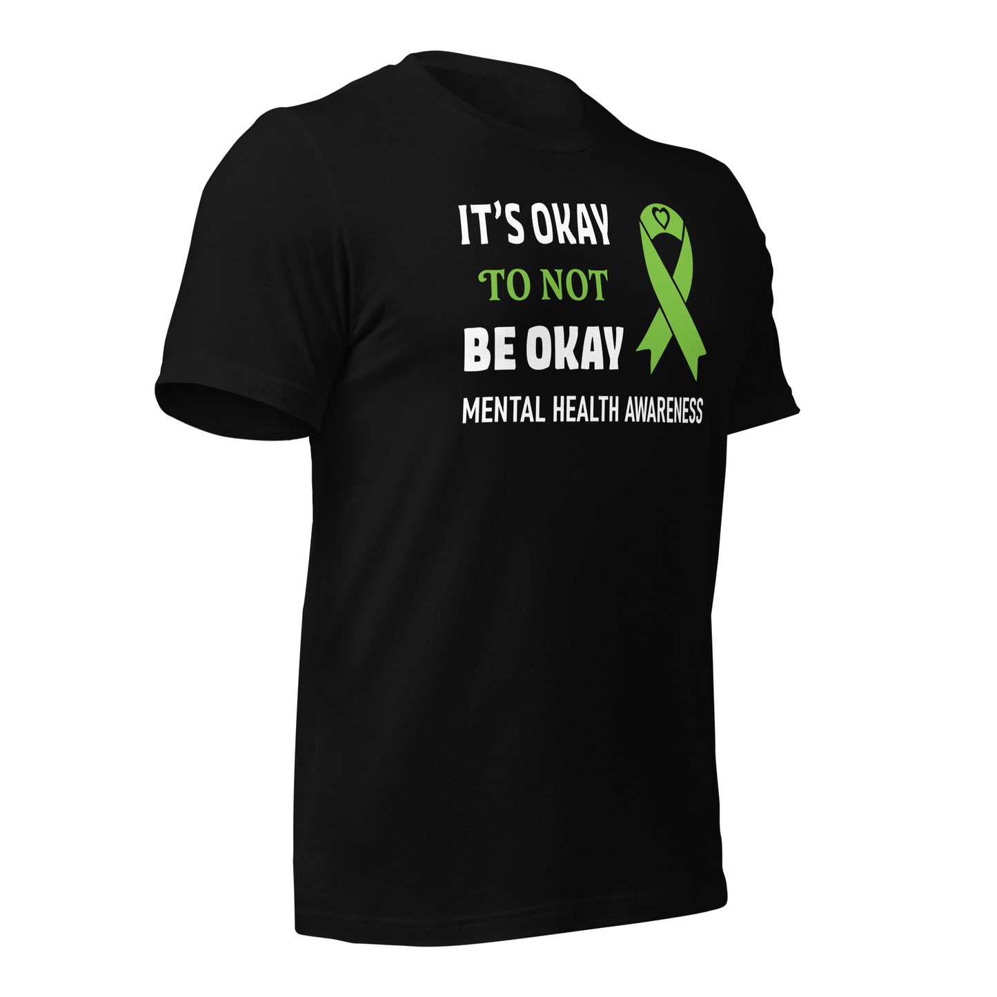 It's Okay to Not be Okay Mental Health Awareness Quality Cotton Bella Canvas Adult T-Shirt