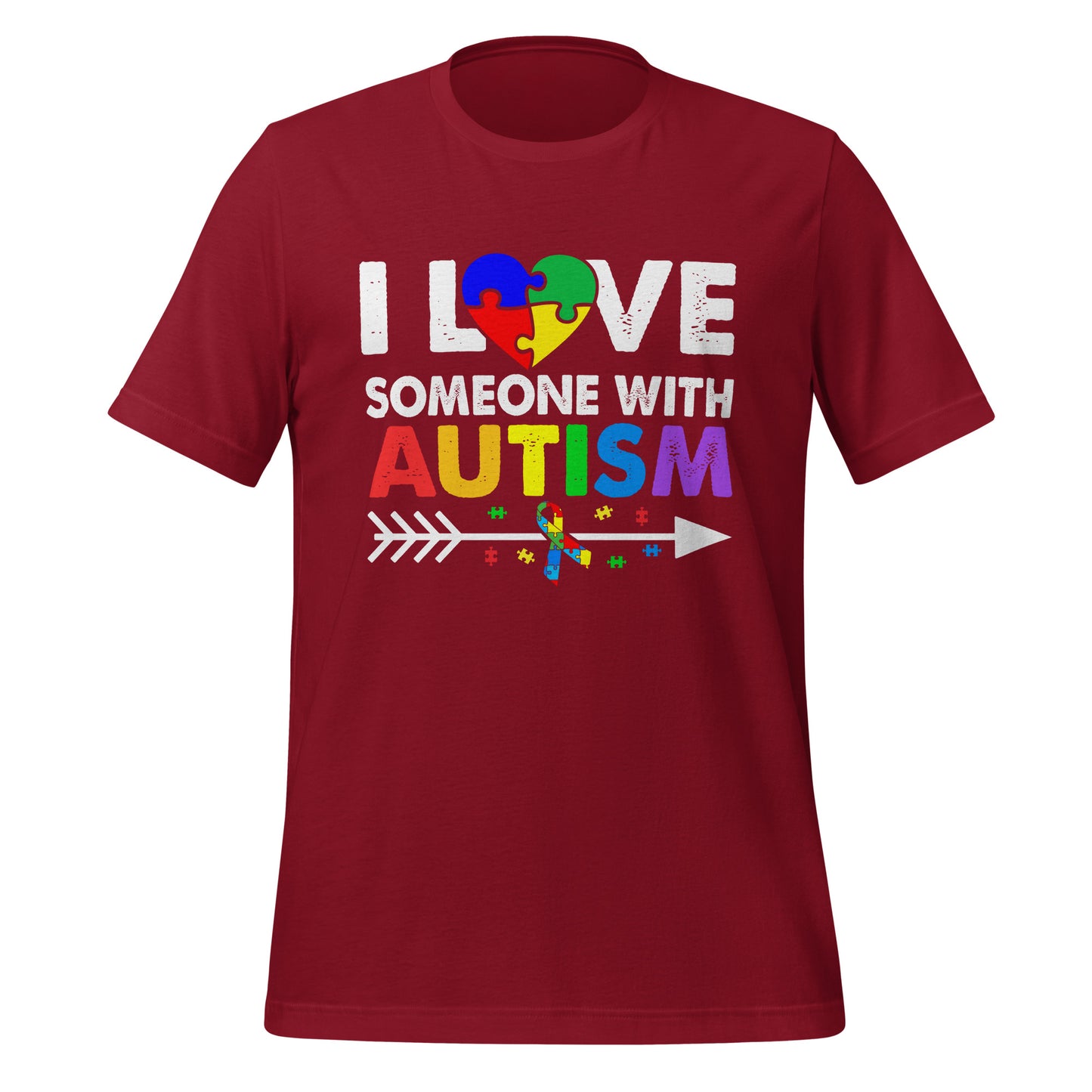 Autism Acceptance Together Quality Cotton Bella Canvas Adult T-Shirt