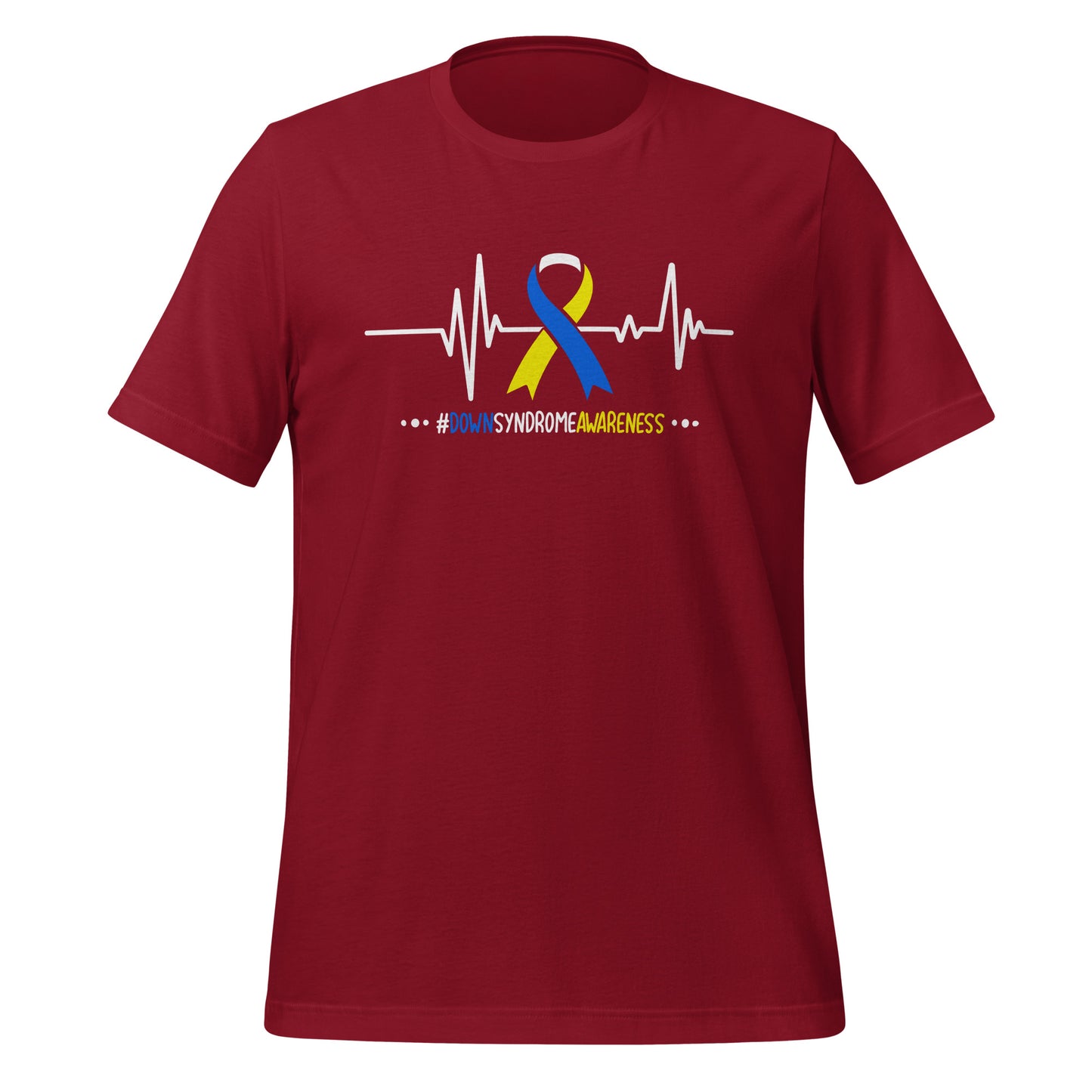 Down Syndrome Awareness Quality Cotton Bella Canvas Adult T-Shirt