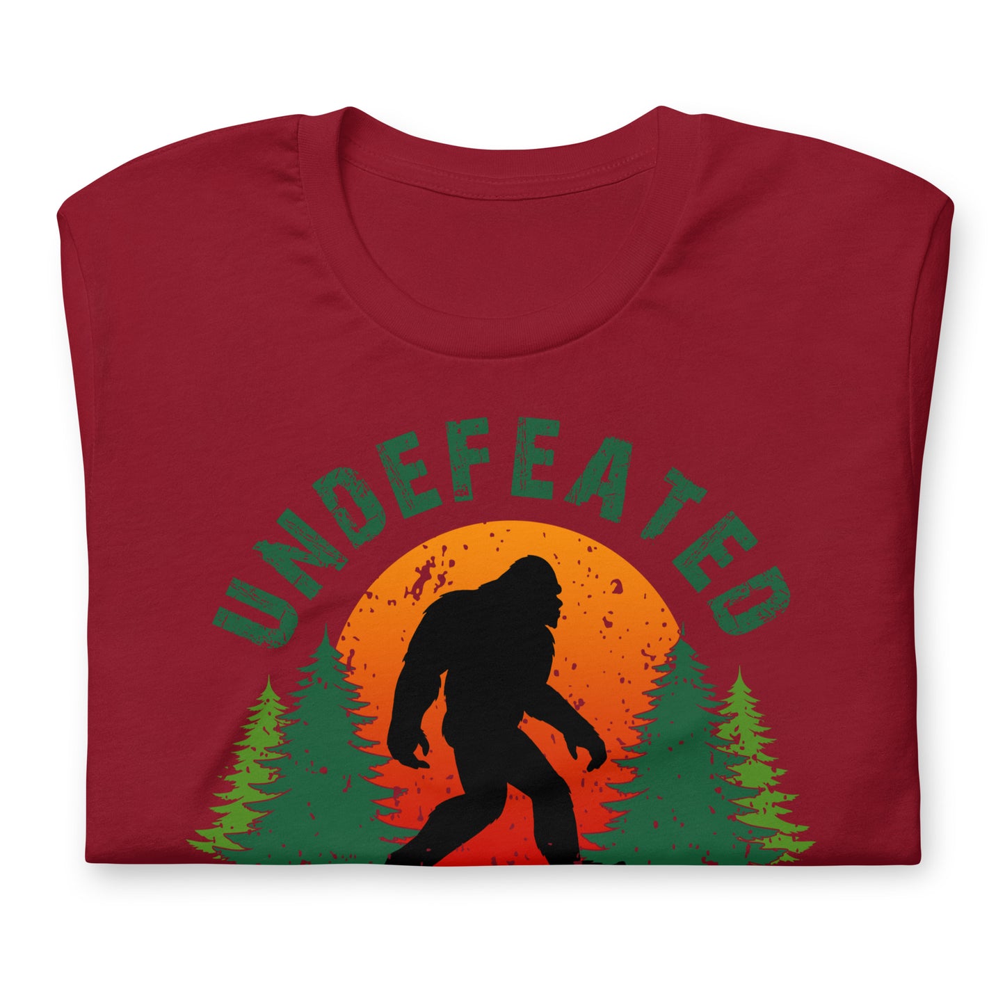 Undefeated Hide & Seek Champion Bigfoot Bella Canvas Adult T-Shirt