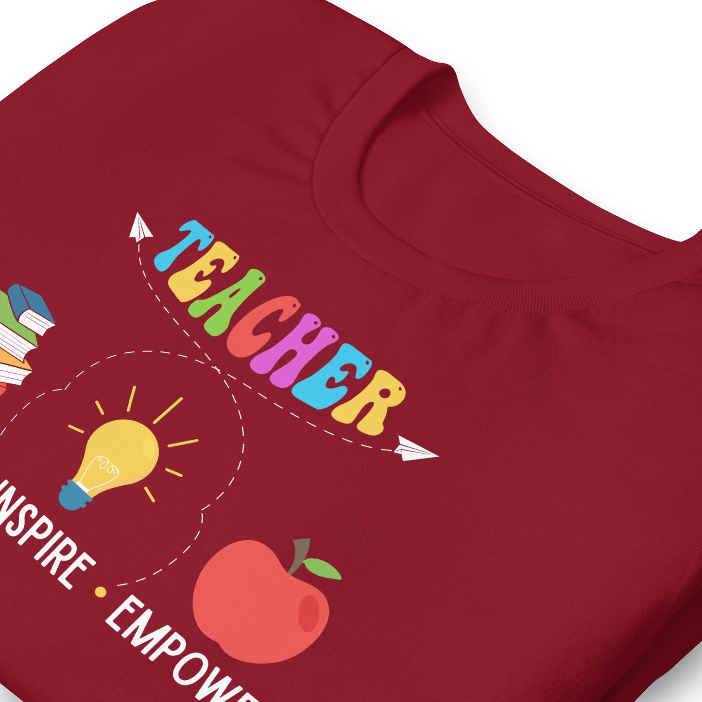 Educate, Inspire, Empower Teacher Quality Cotton Bella Canvas Adult T-Shirt