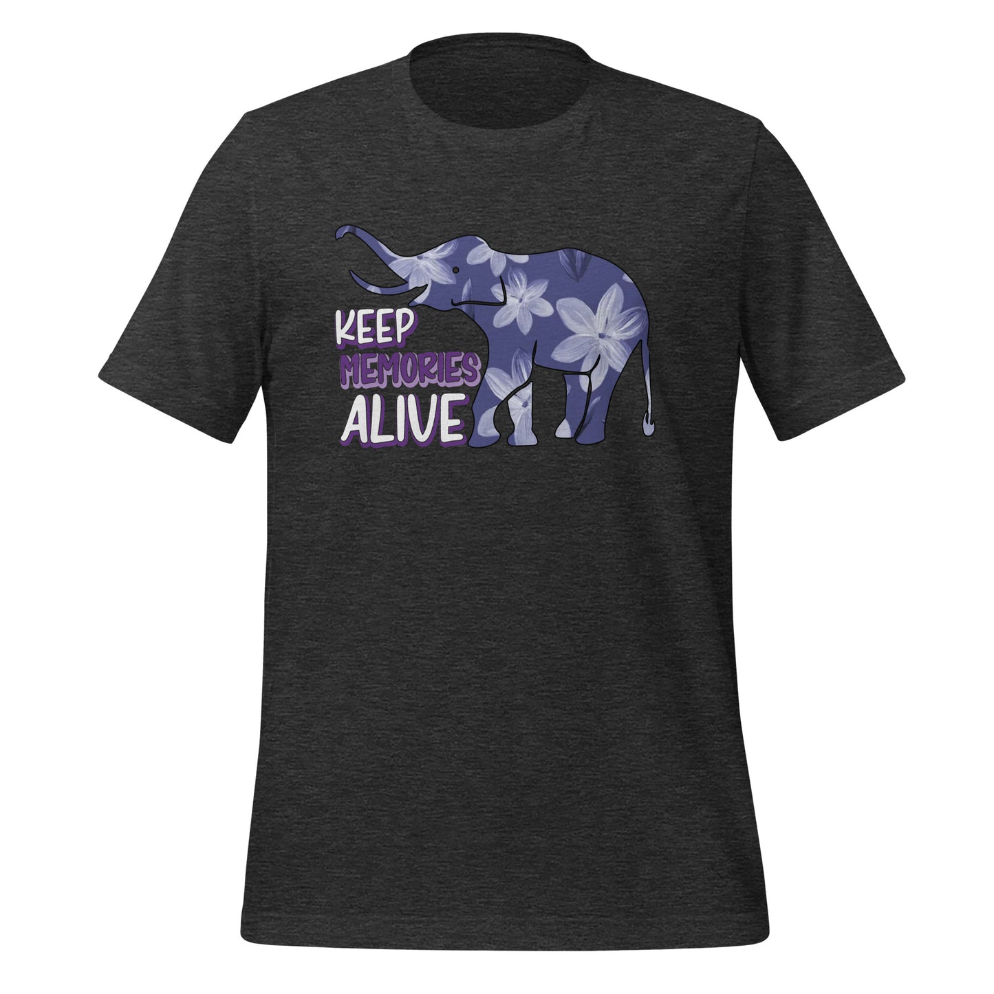 Alzheimer's Awareness Quality Cotton Bella Canvas Adult T-Shirt