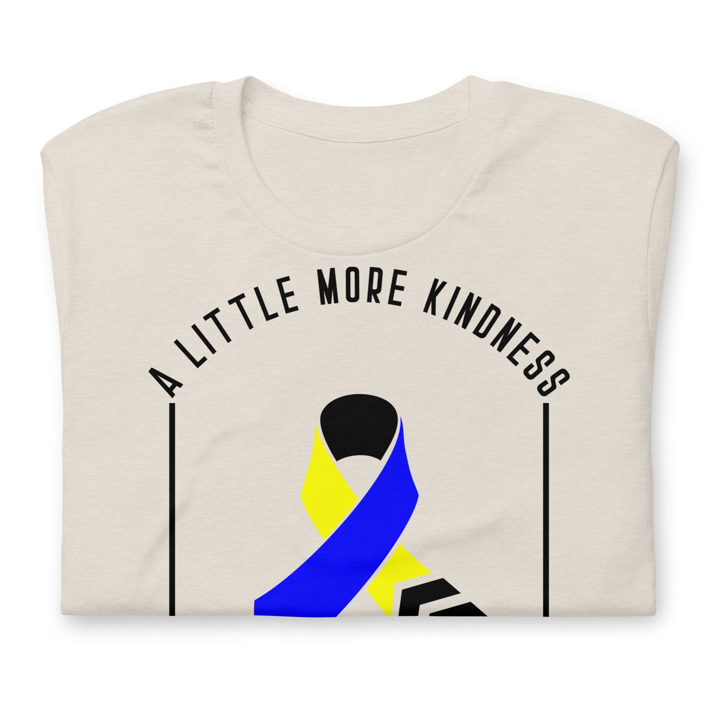 A Little More Kindness Down Syndrome Awareness Quality Cotton Bella Canvas Adult T-Shirt