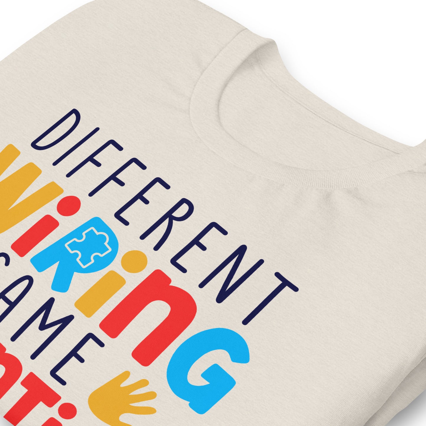 Different Wiring Same Potential Autism Acceptance Quality Cotton Bella Canvas Adult T-Shirt