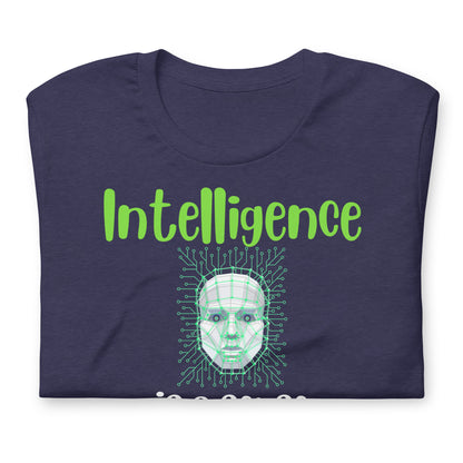 Intelligence is a Sense More Than an Ability Quality Cotton Bella Canvas Adult T-Shirt