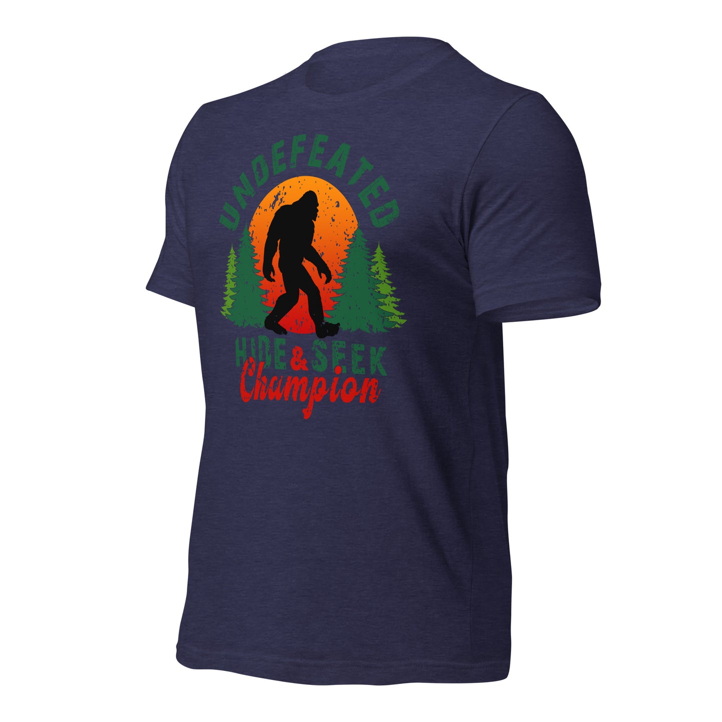 Undefeated Hide & Seek Champion Bigfoot Bella Canvas Adult T-Shirt