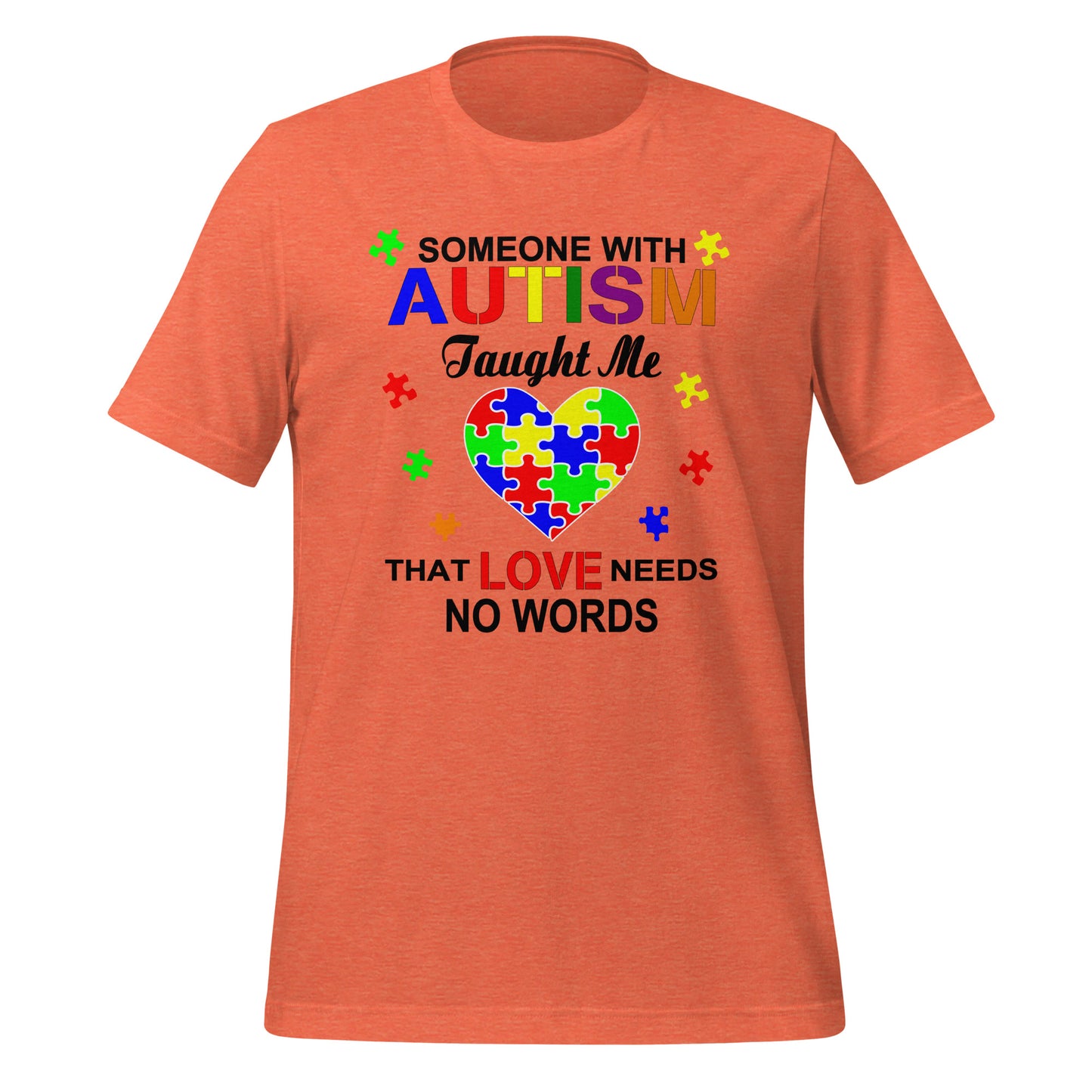 Autism Acceptance Together Quality Cotton Bella Canvas Adult T-Shirt