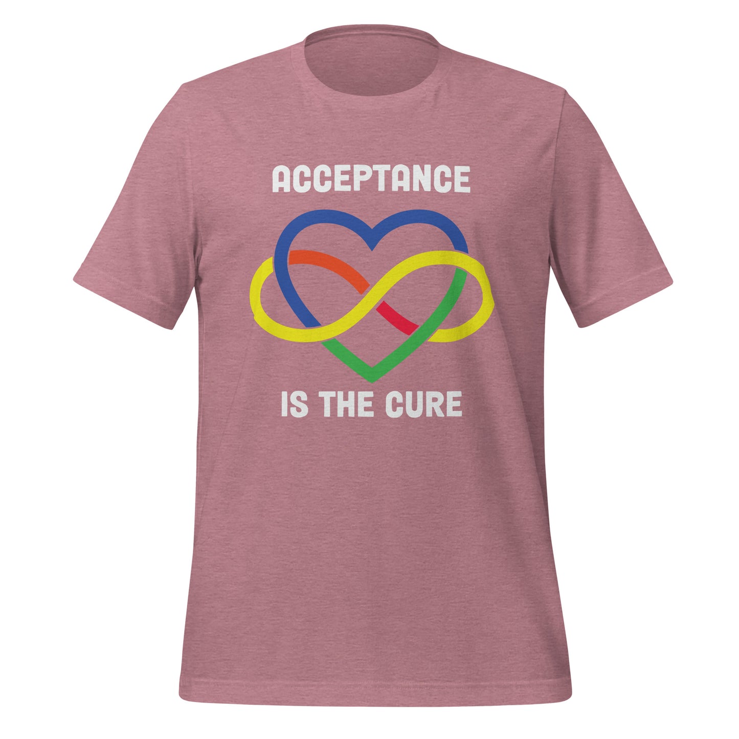 Autism Acceptance Together Quality Cotton Bella Canvas Adult T-Shirt