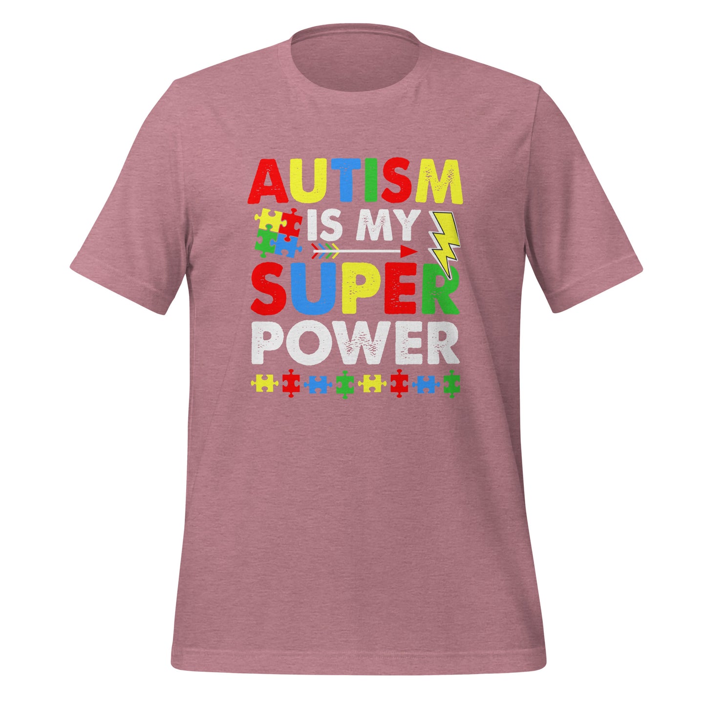 Autism Acceptance Together Quality Cotton Bella Canvas Adult T-Shirt