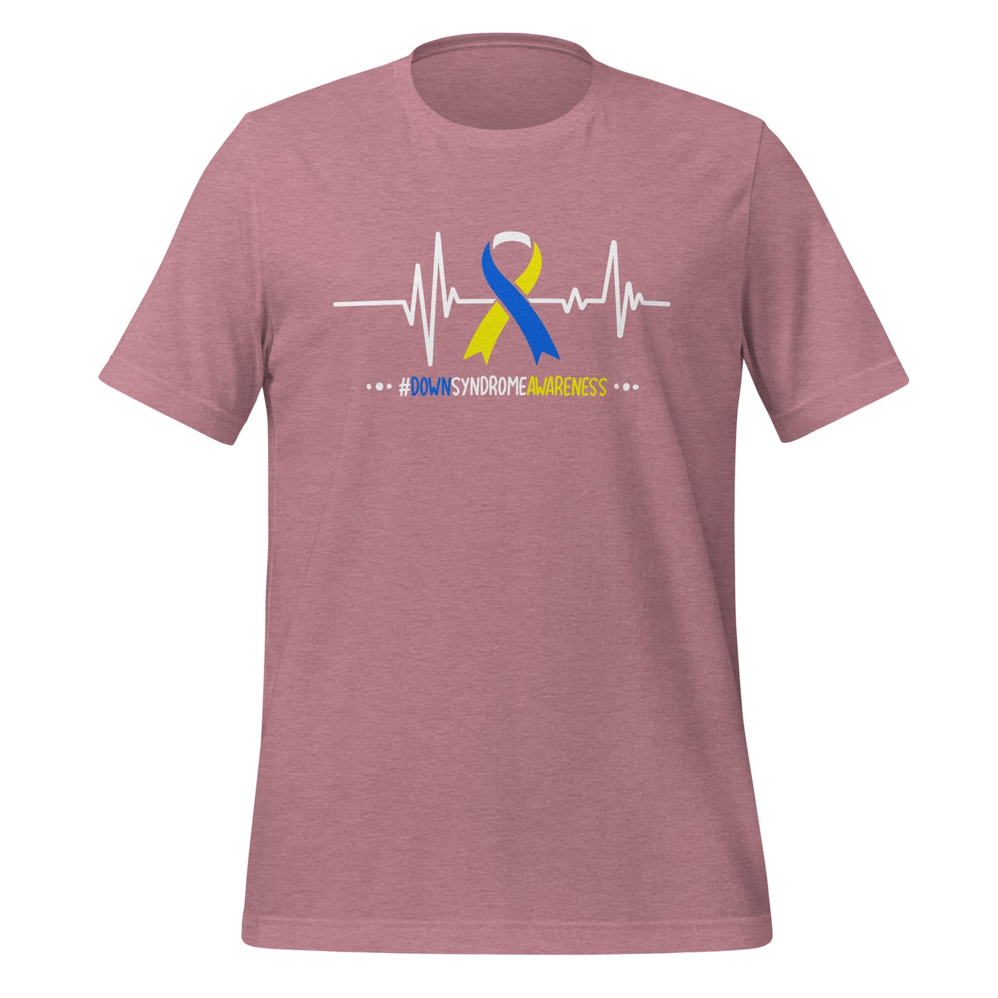 Down Syndrome Awareness Quality Cotton Bella Canvas Adult T-Shirt