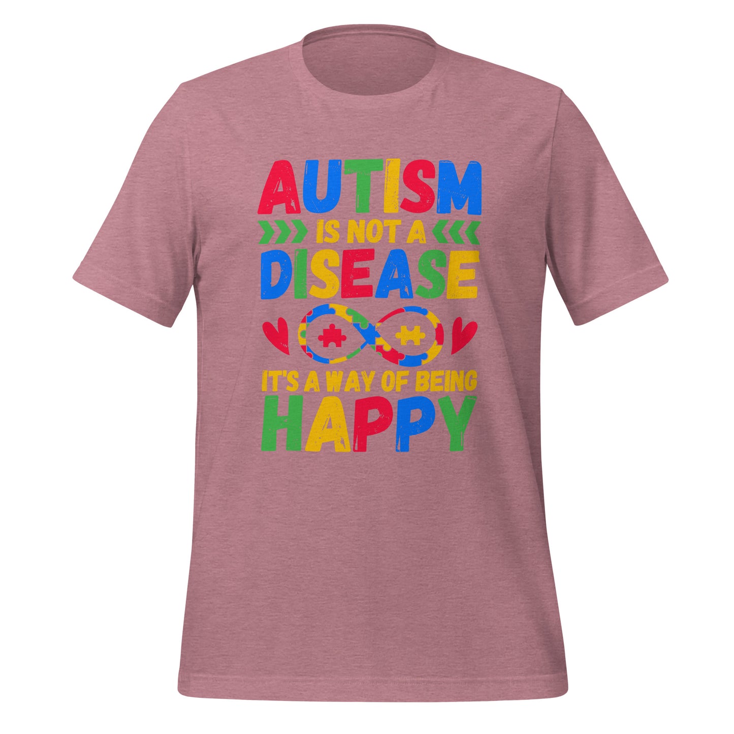 Autism Acceptance Together Quality Cotton Bella Canvas Adult T-Shirt