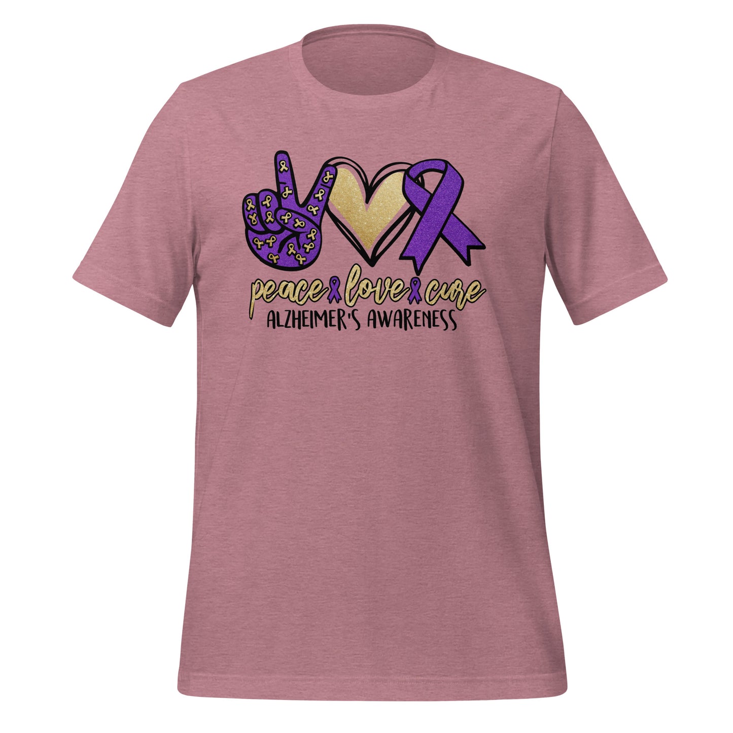 Alzheimer's Awareness Quality Cotton Bella Canvas Adult T-Shirt