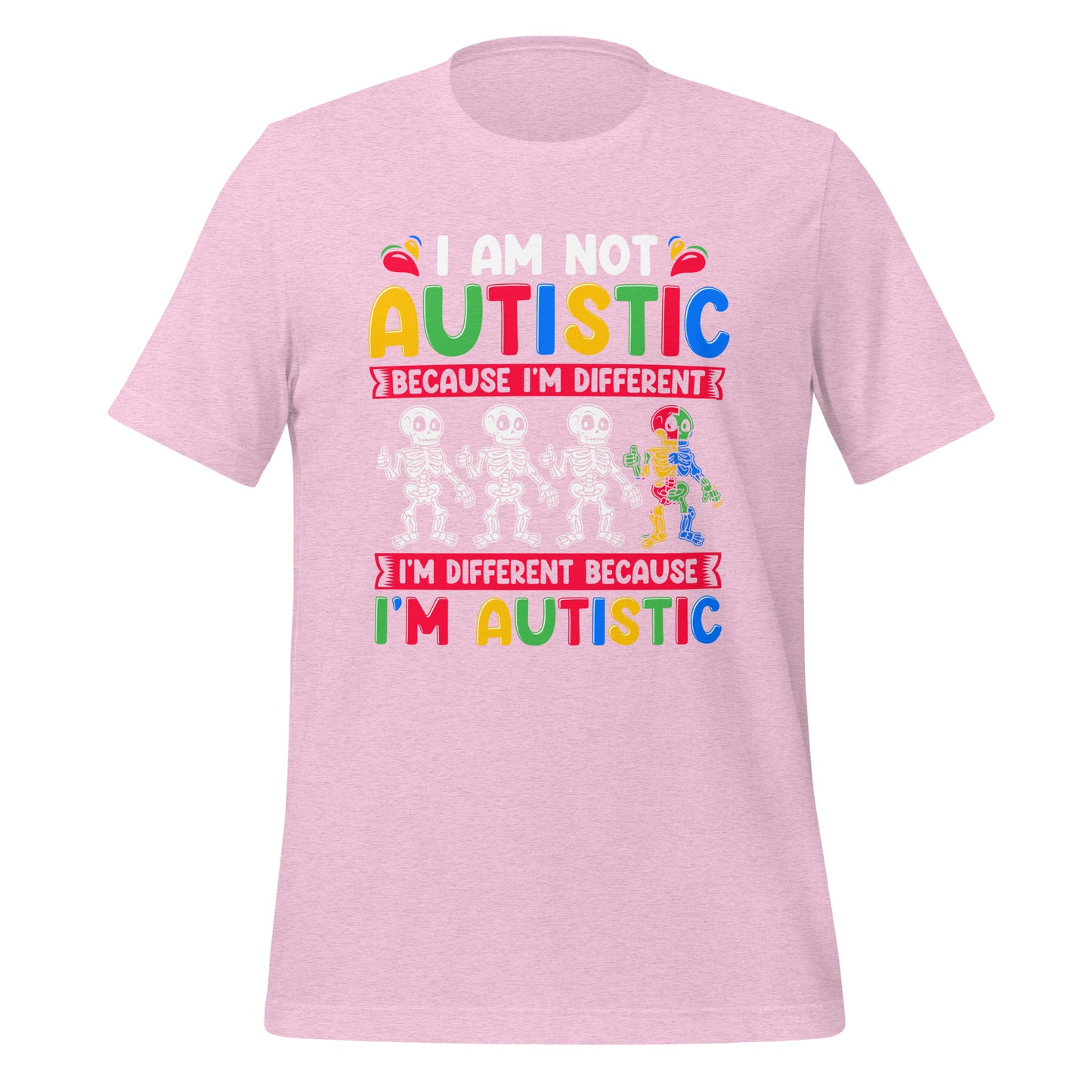 Autism Acceptance Together Quality Cotton Bella Canvas Adult T-Shirt