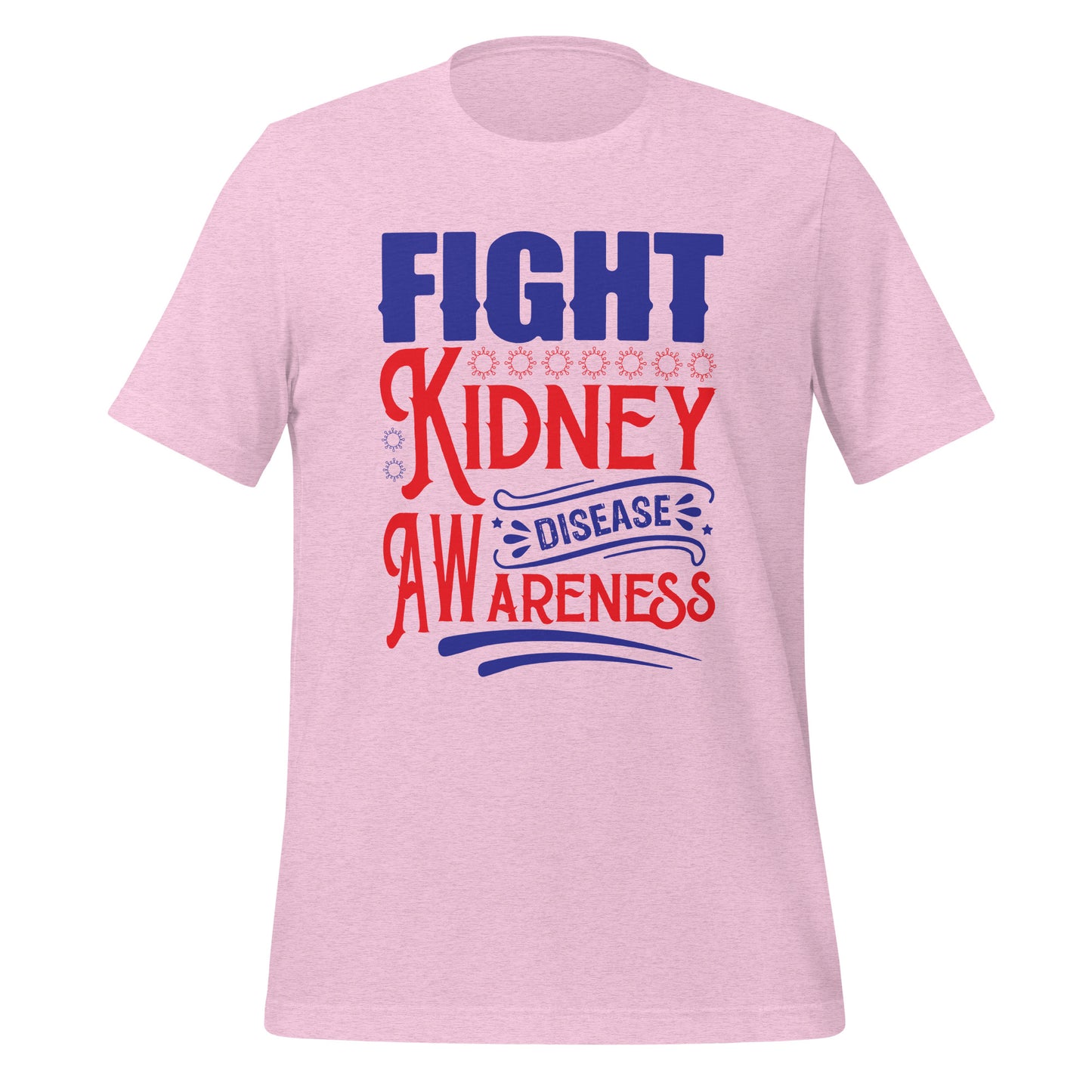 Kidney Awareness Quality Cotton Bella Canvas Adult T-Shirt