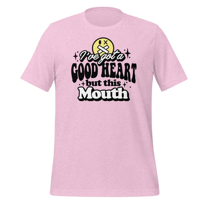 I've Got a Good Heart but This Mouth Bella Canvas Adult T-Shirt