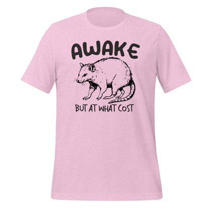 Awake but At What Cost Funny Bella Canvas Adult T-Shirt