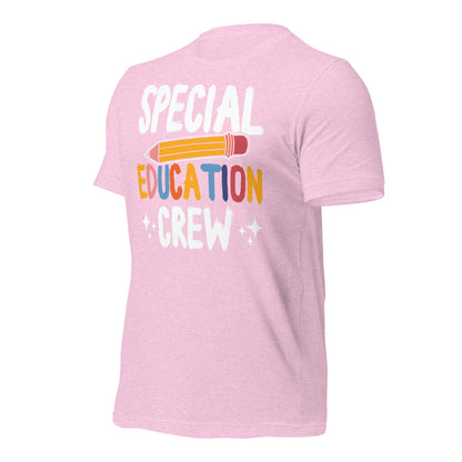 Special Education Crew Teacher Bella Canvas Unisex T-Shirt