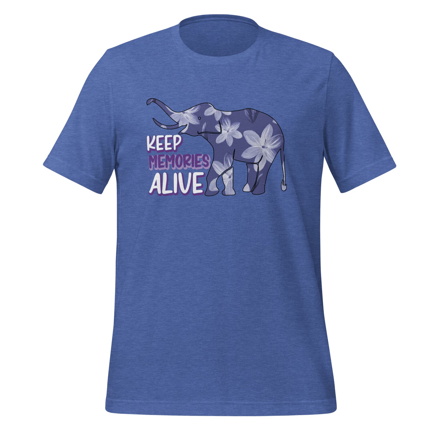 Alzheimer's Awareness Quality Cotton Bella Canvas Adult T-Shirt
