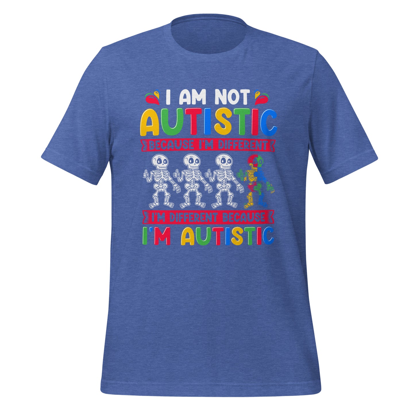 Autism Acceptance Together Quality Cotton Bella Canvas Adult T-Shirt