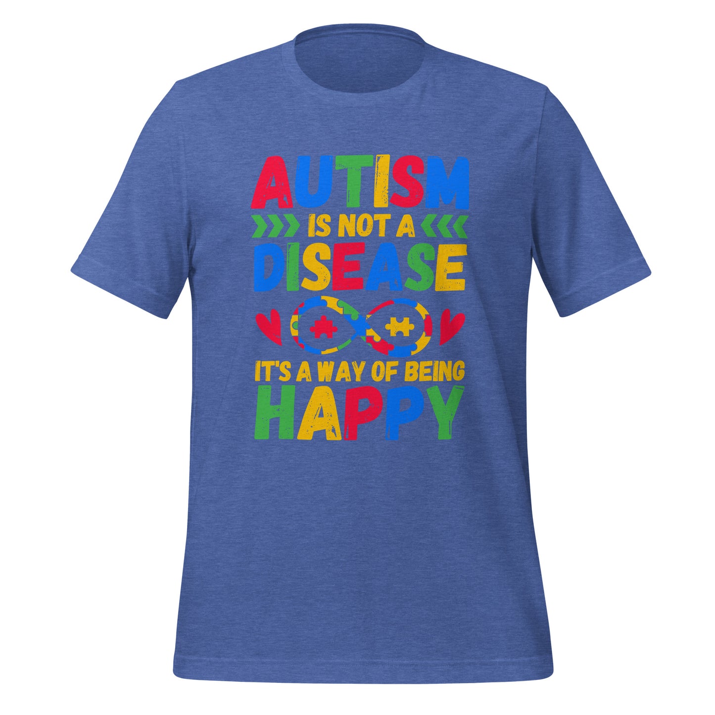 Autism Acceptance Together Quality Cotton Bella Canvas Adult T-Shirt