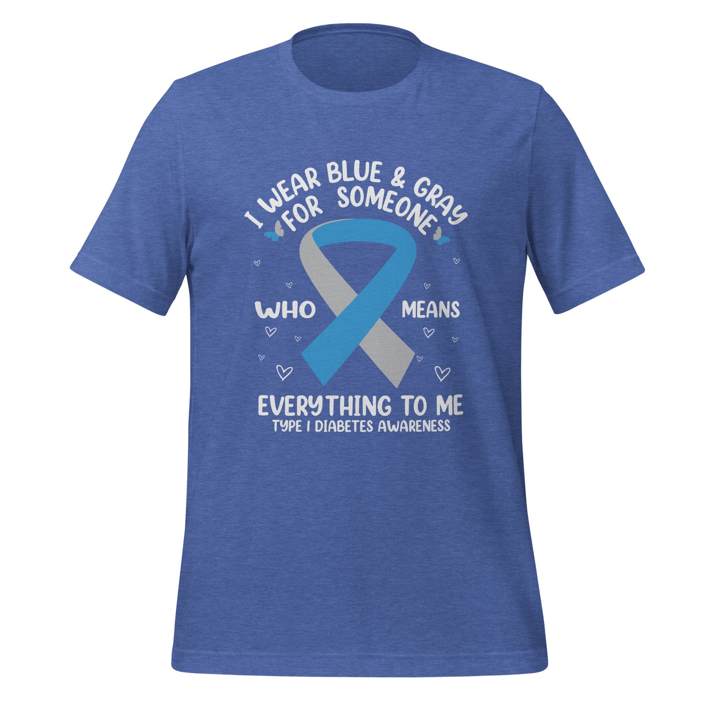 Diabetes Awareness Quality Cotton Bella Canvas Adult T-Shirt