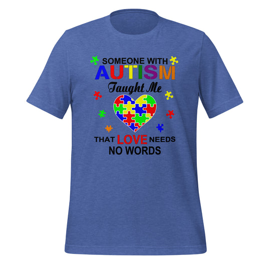 Autism Acceptance Together Quality Cotton Bella Canvas Adult T-Shirt