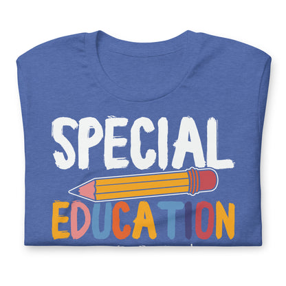 Special Education Crew Teacher Bella Canvas Unisex T-Shirt