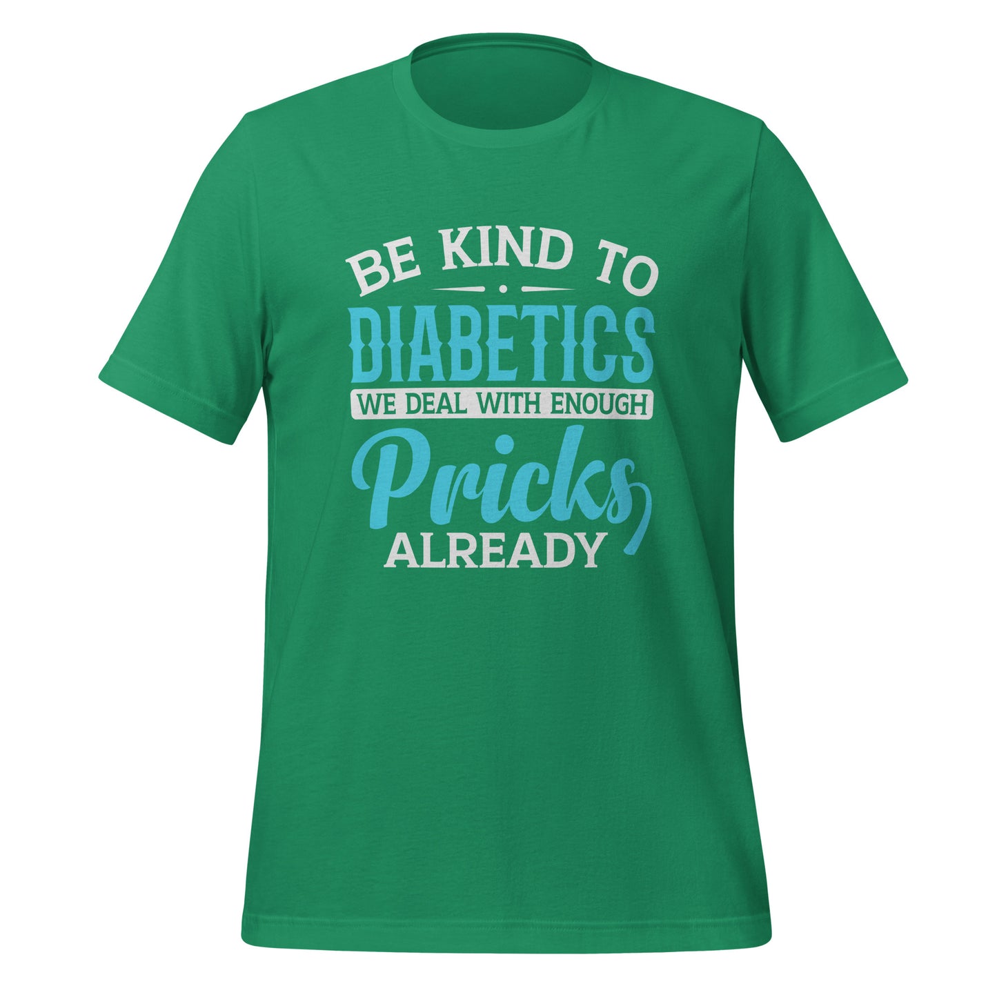 Diabetes Awareness Quality Cotton Bella Canvas Adult T-Shirt