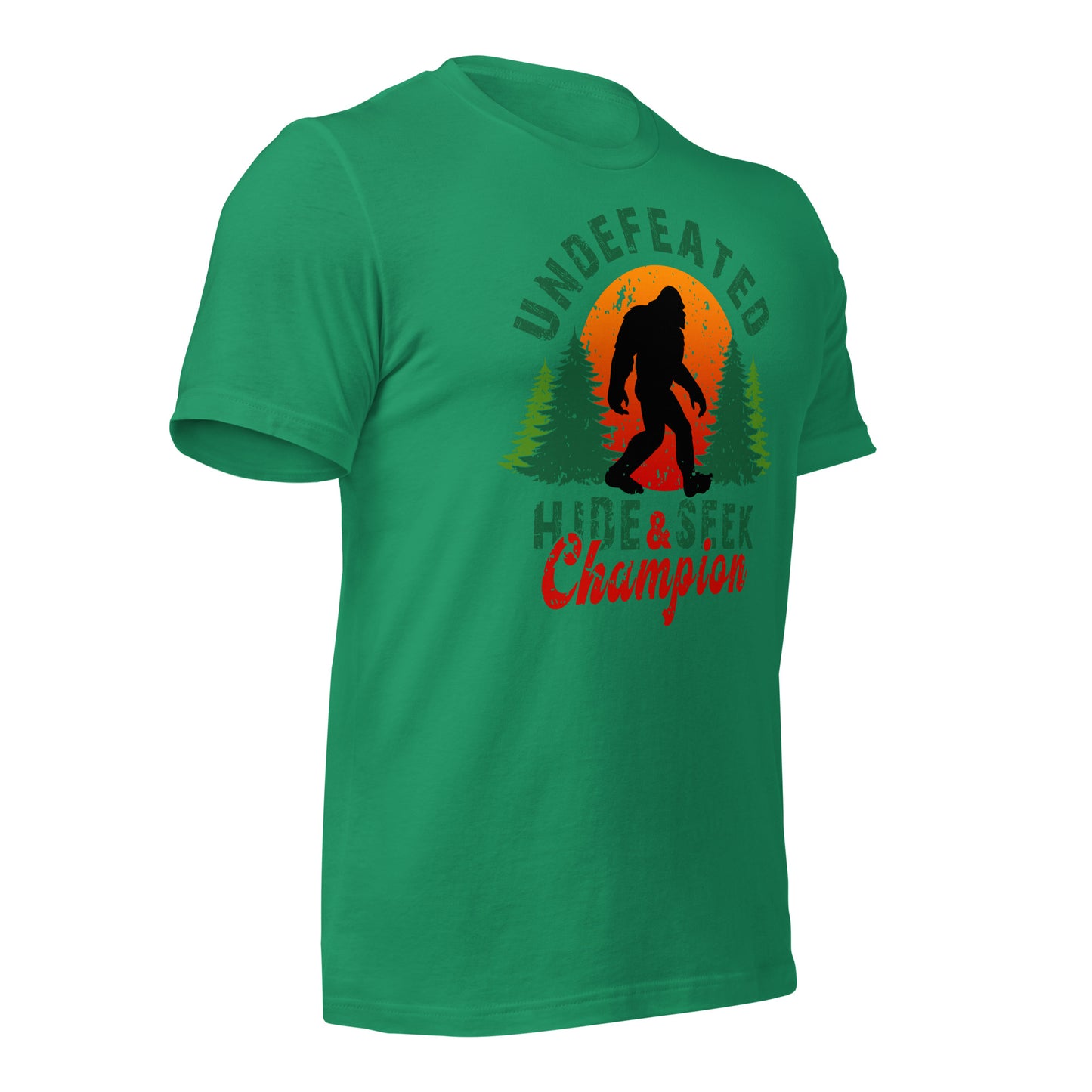 Undefeated Hide & Seek Champion Bigfoot Bella Canvas Adult T-Shirt