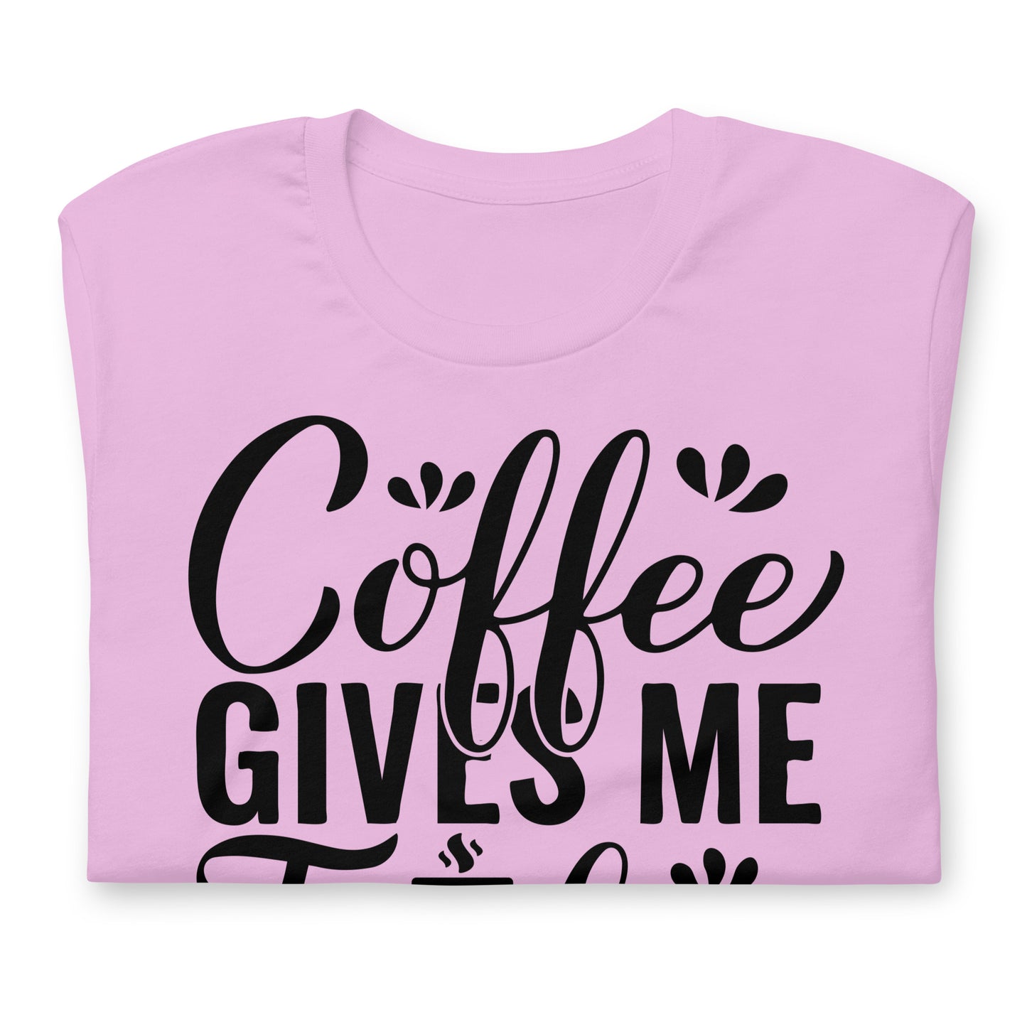 Coffee Gives Me Teacher Powers Quality Cotton Bella Canvas Adult T-Shirt