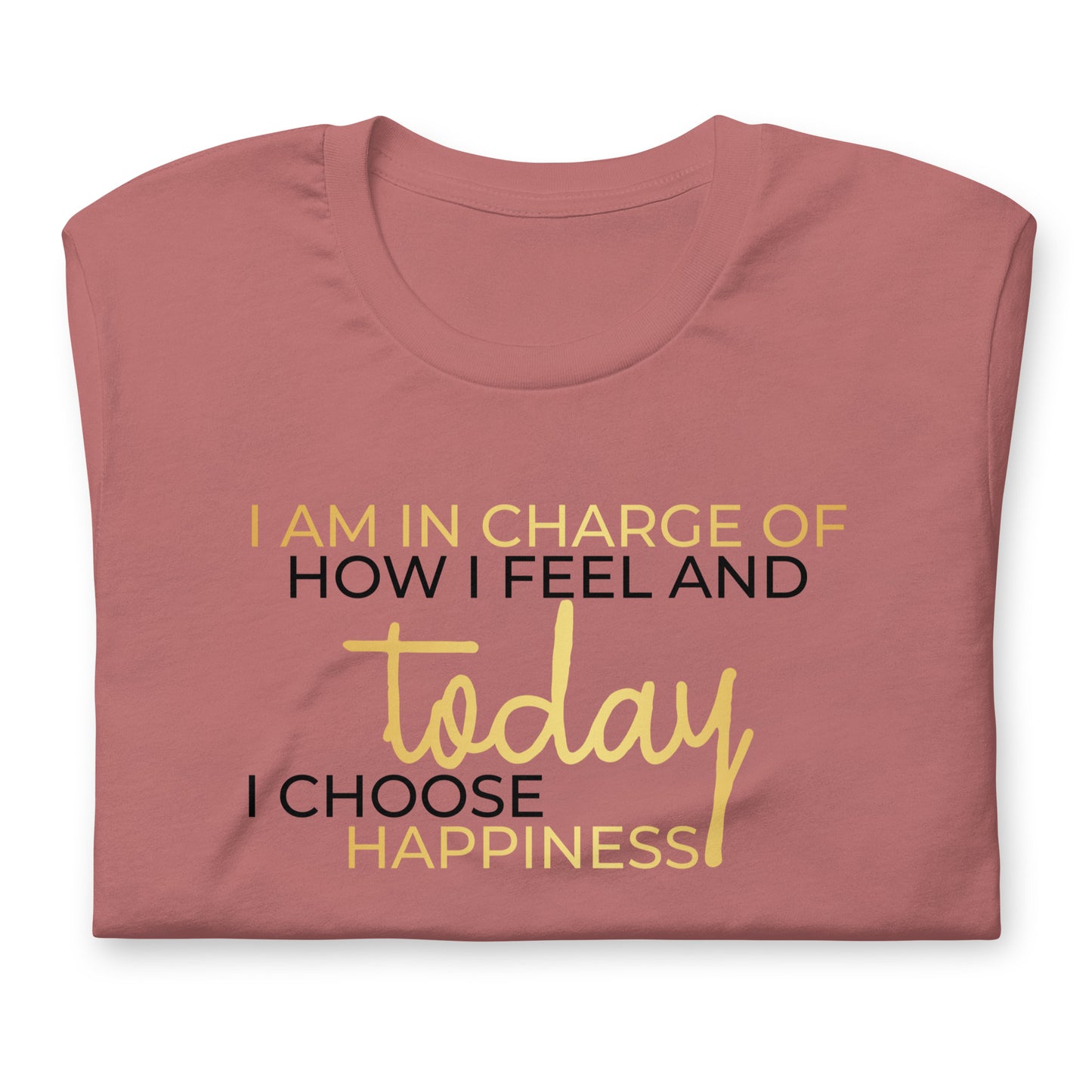 I Am in Charge of How I Feel Quality Cotton Bella Canvas Adult T-Shirt