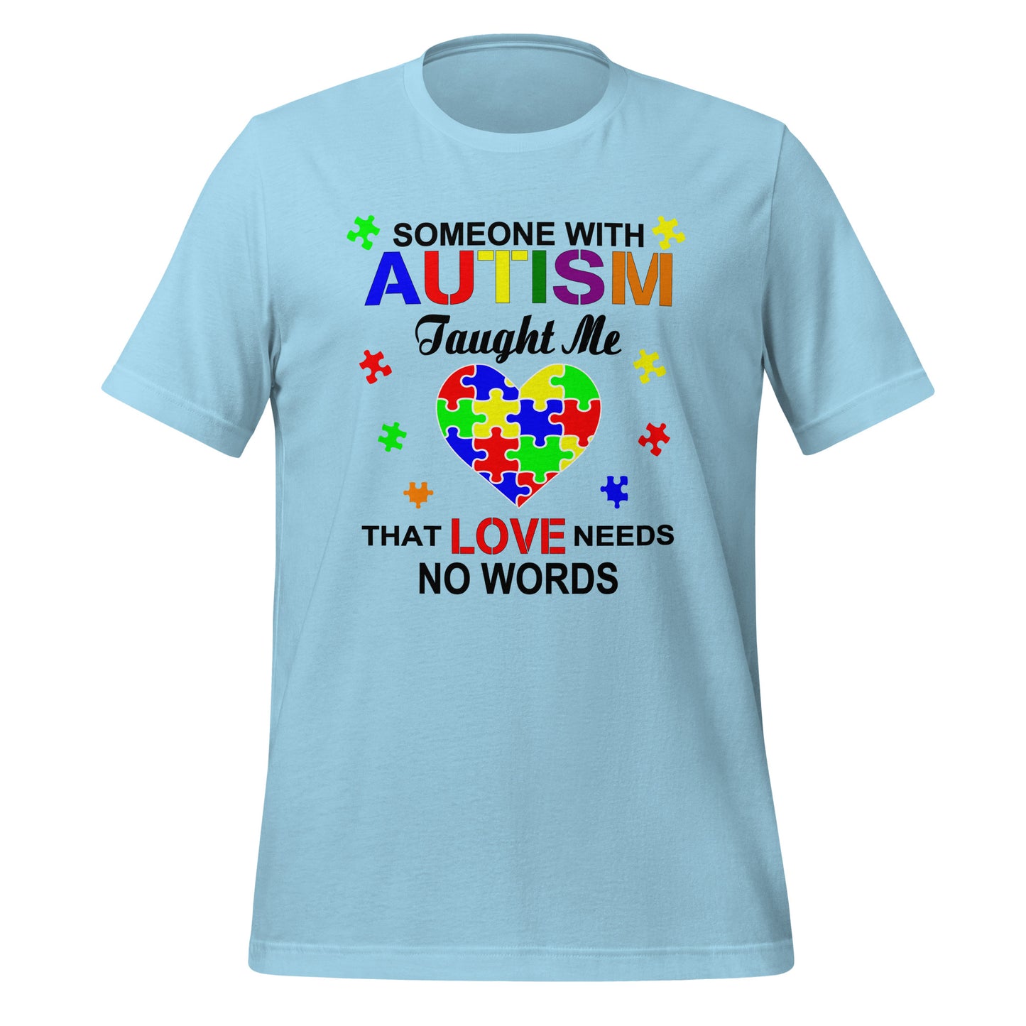 Autism Acceptance Together Quality Cotton Bella Canvas Adult T-Shirt